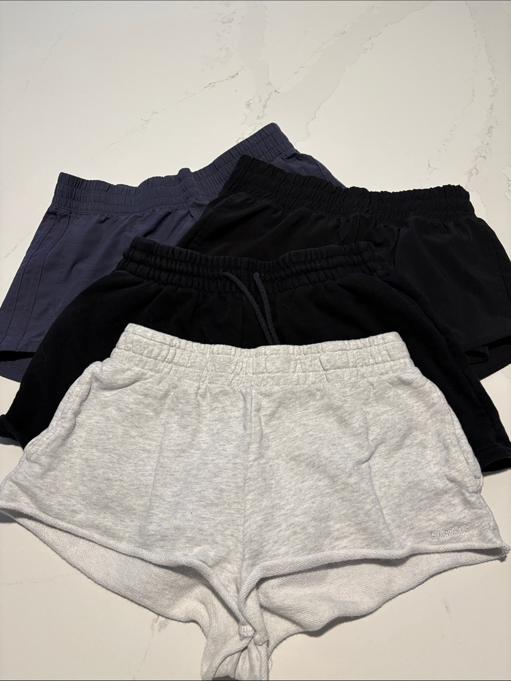 Bundle Shorts XS Sports Lounge Shorts Garage Aerie Adidas Oak + Fort